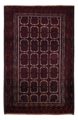Alfombra Belutsch - 207 x 130 cm - marrón oscuro