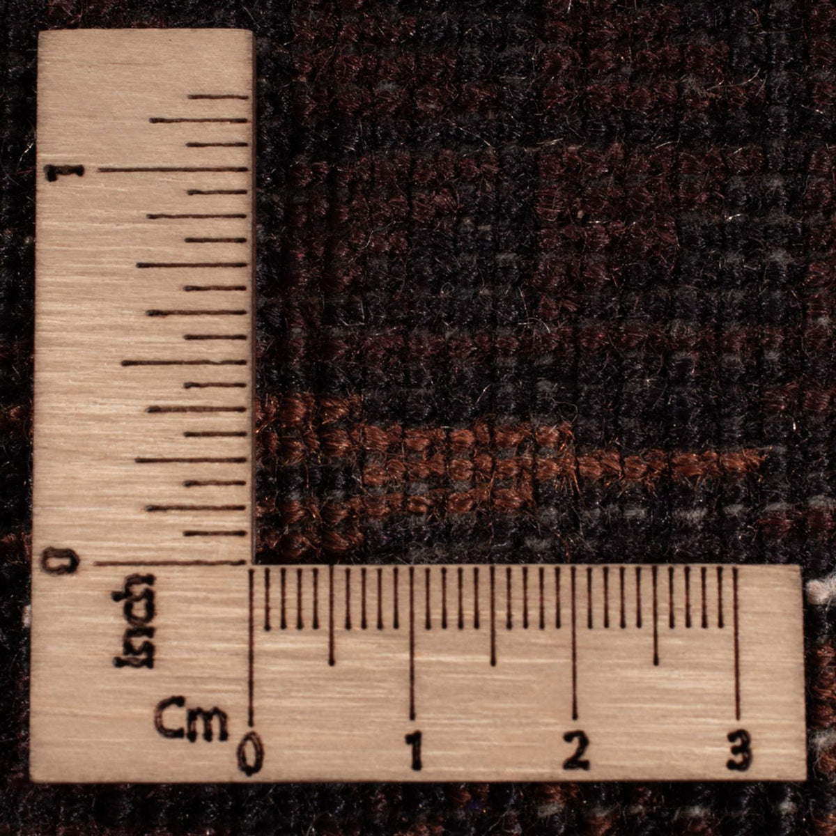 Alfombra Belutsch - 207 x 130 cm - marrón oscuro