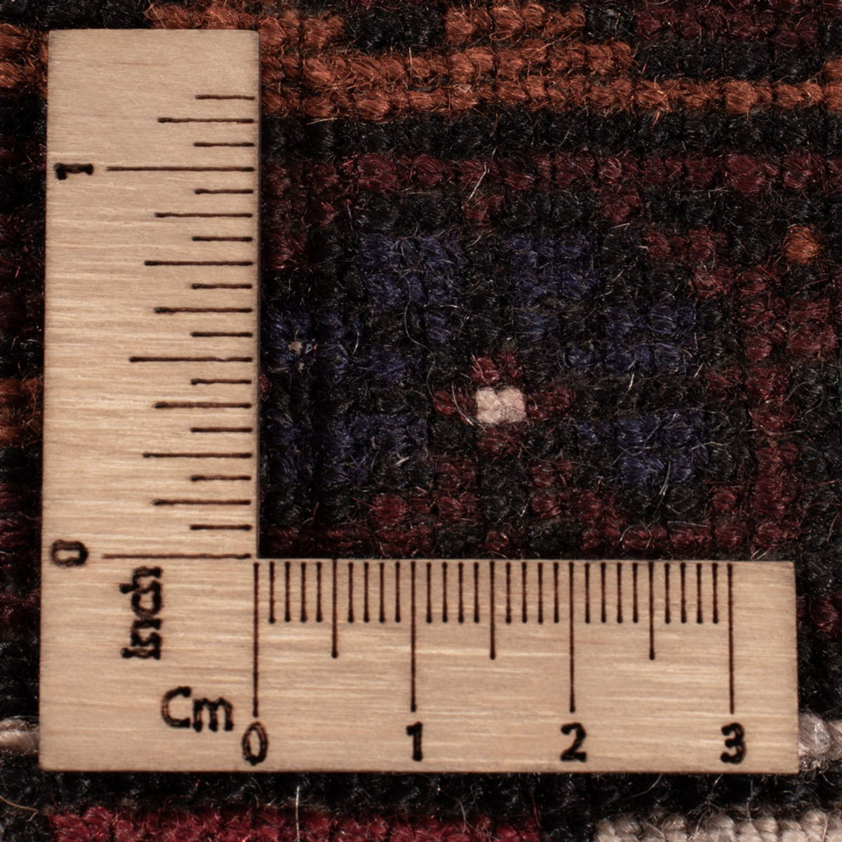 Alfombra Belutsch - 198 x 123 cm - rojo oscuro