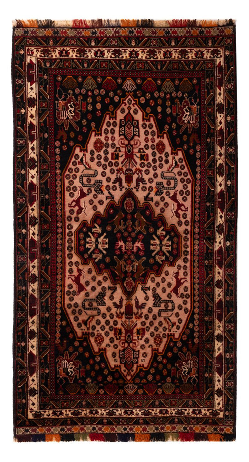 Alfombra de pasillo Alfombra Belutsch - 193 x 110 cm - rojo claro