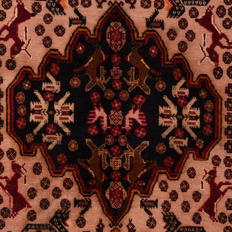 Alfombra de pasillo Alfombra Belutsch - 193 x 110 cm - rojo claro