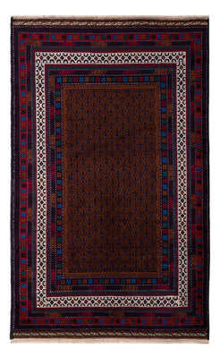 Alfombra Belutsch - 185 x 120 cm - rojo oscuro