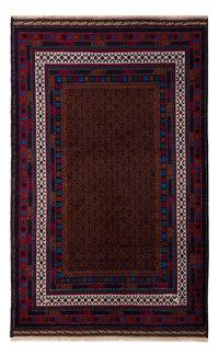 Alfombra Belutsch - 185 x 120 cm - rojo oscuro