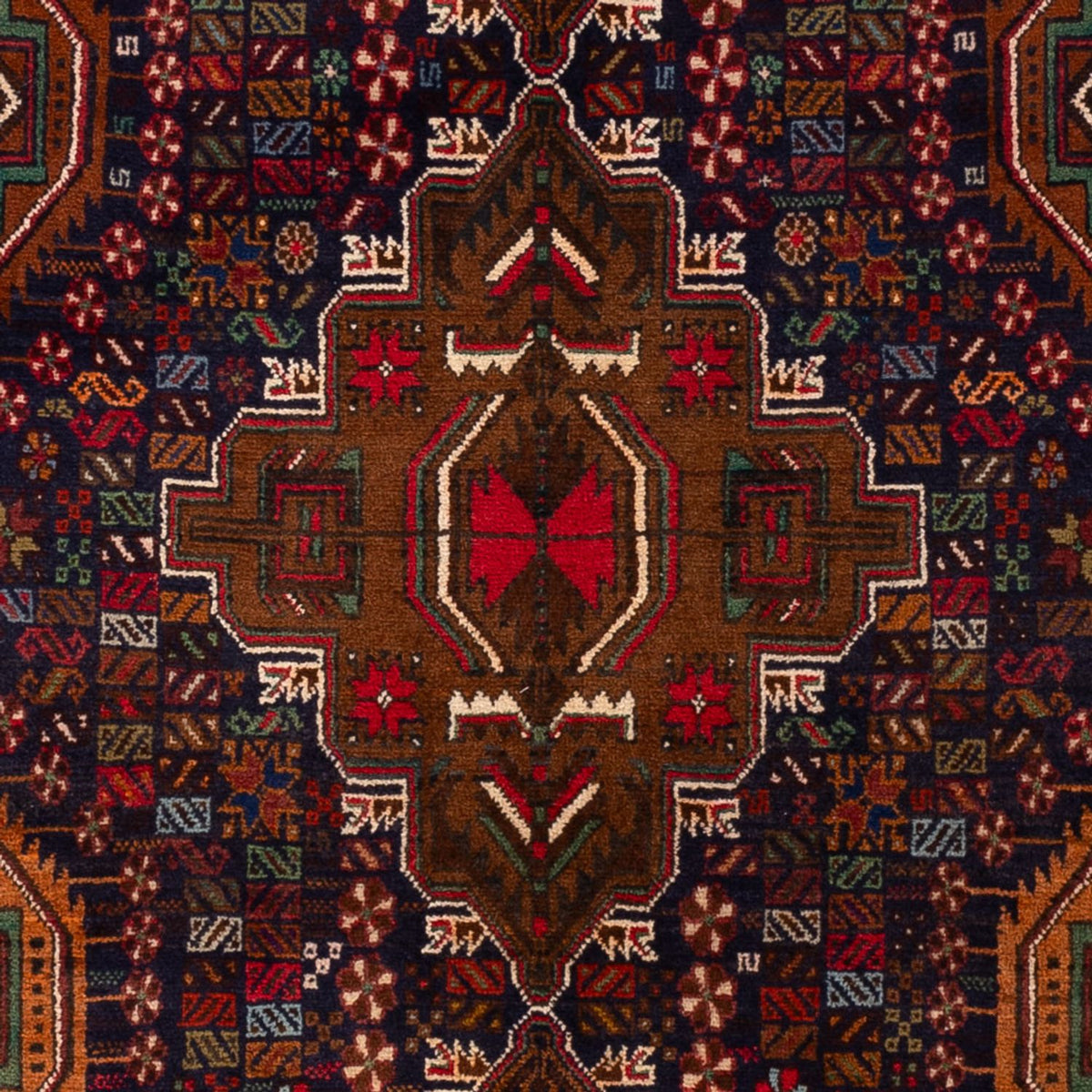 Alfombra Belutsch - 200 x 117 cm - rojo oscuro