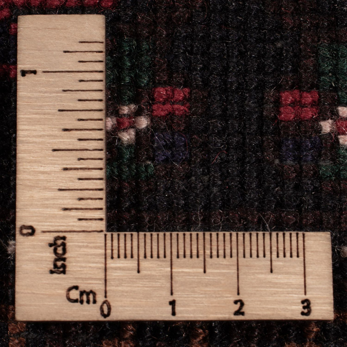 Alfombra Belutsch - 195 x 117 cm - rojo oscuro