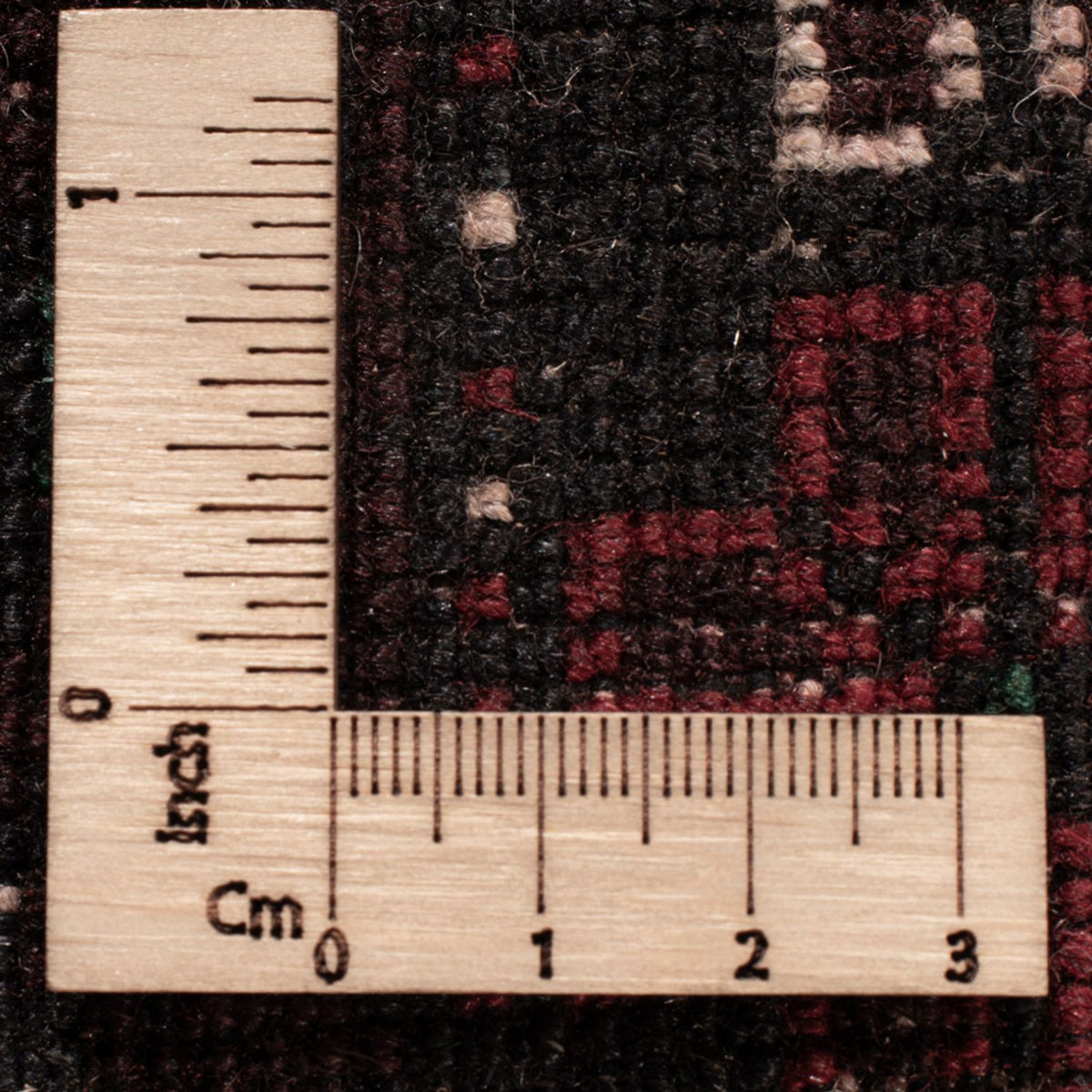 Alfombra Belutsch - 203 x 120 cm - rojo oscuro