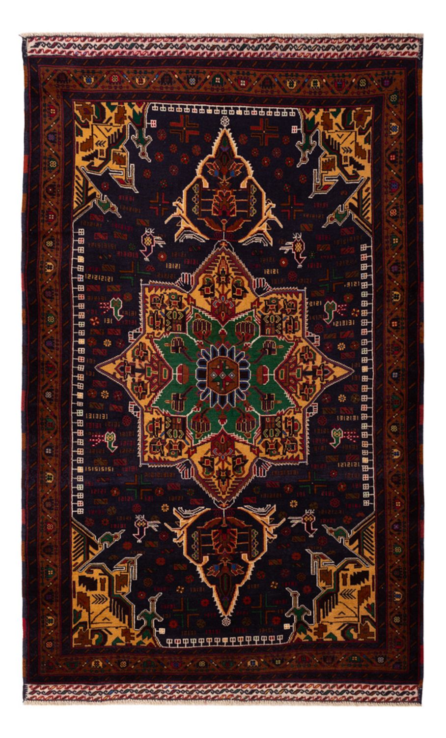Alfombra Belutsch - 195 x 120 cm - multicolor