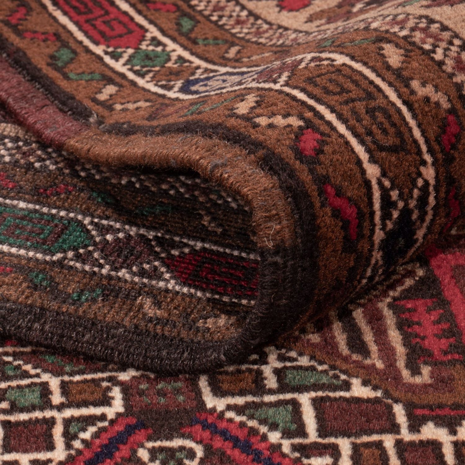 Alfombra de pasillo Alfombra Belutsch - 204 x 110 cm - beige oscuro