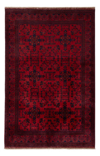Alfombra afgana - Kunduz - 200 x 125 cm - rojo
