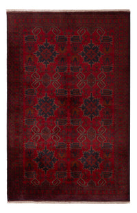 Alfombra afgana - Kunduz - 197 x 125 cm - rojo