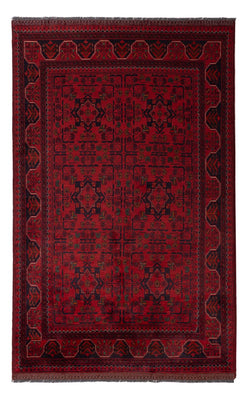 Alfombra afgana - Kunduz - 196 x 120 cm - rojo