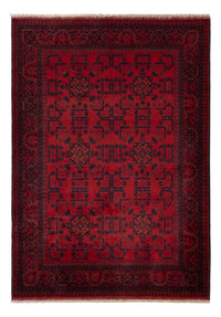 Alfombra afgana - Kunduz - 196 x 130 cm - rojo