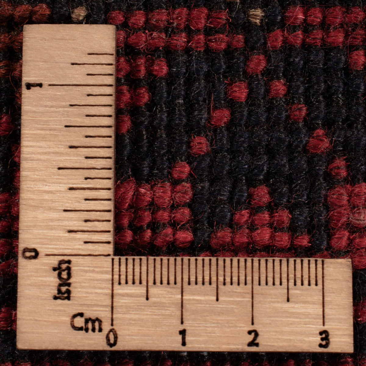 Alfombra afgana - Kunduz - 199 x 123 cm - rojo oscuro