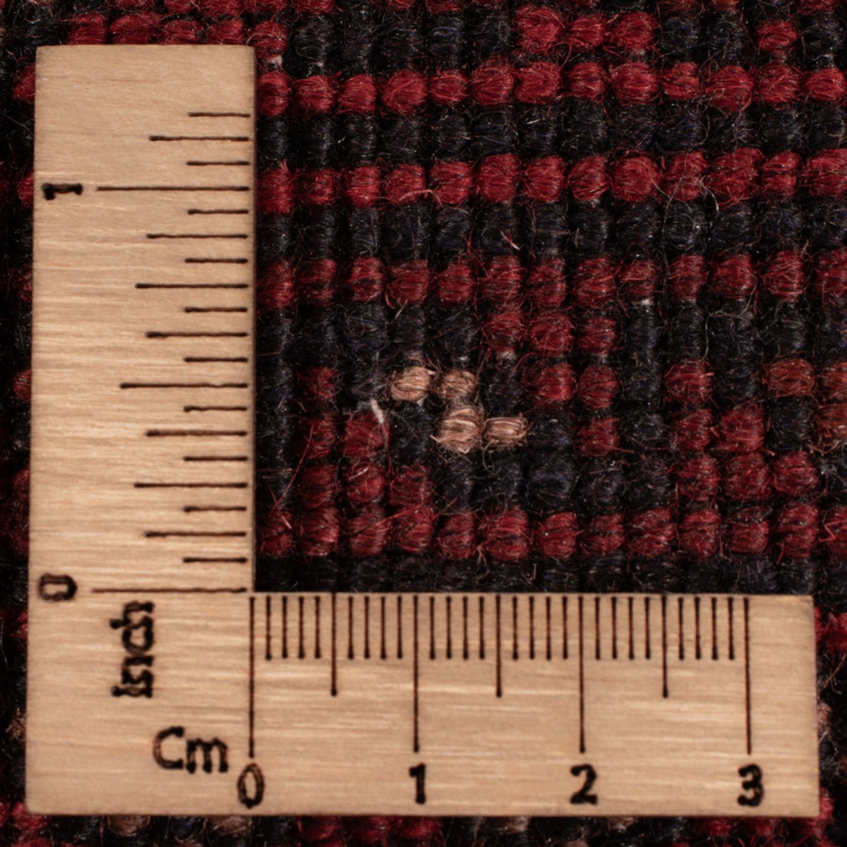 Alfombra afgana - Kunduz - 199 x 124 cm - rojo oscuro