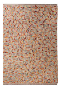 Alfombra Kelim - Splash - 307 x 208 cm - multicolor