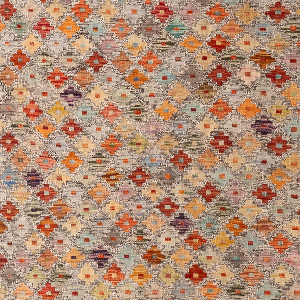 Alfombra Kelim - Splash - 307 x 208 cm - multicolor