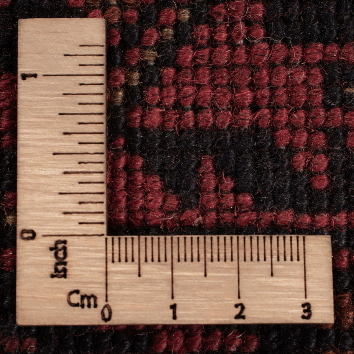 Alfombra afgana - Kunduz - 200 x 127 cm - rojo oscuro