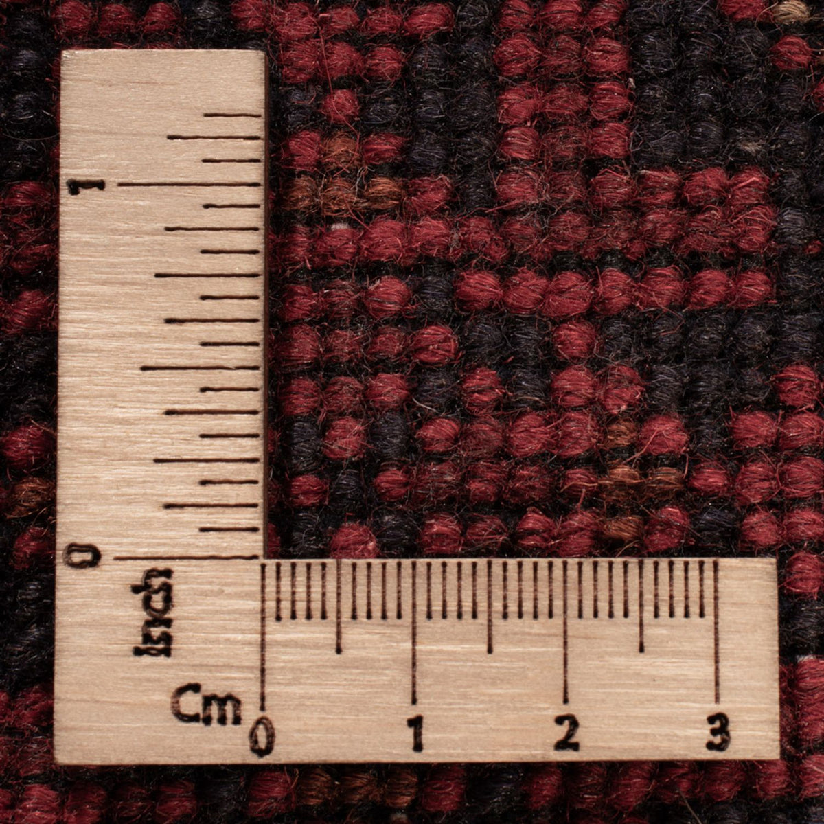 Alfombra afgana - Kunduz - 195 x 123 cm - rojo oscuro