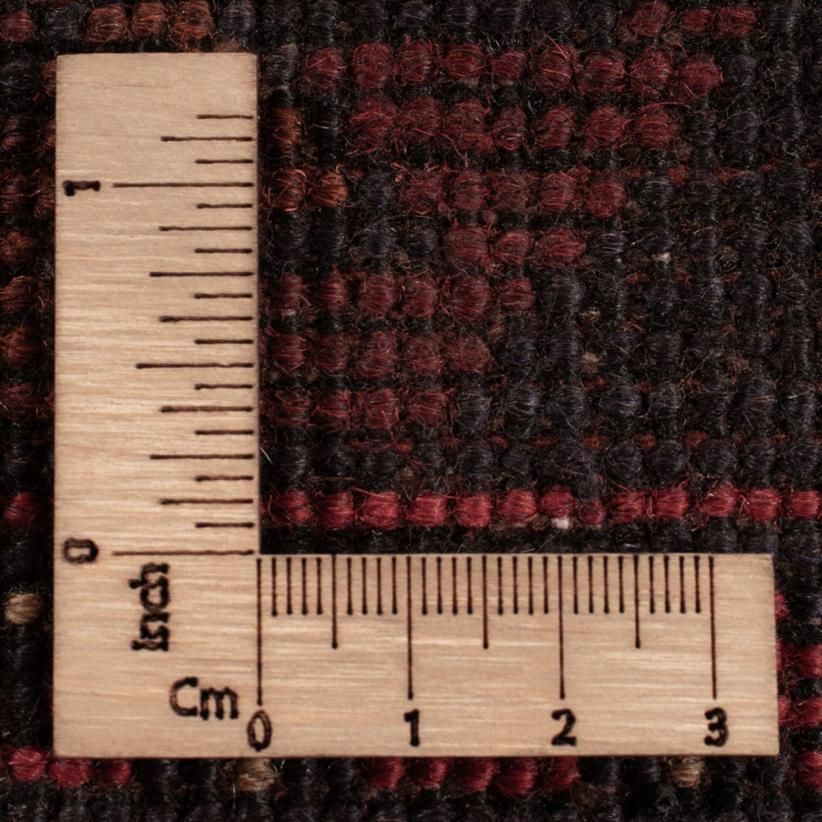 Alfombra afgana - Kunduz - 195 x 125 cm - rojo oscuro