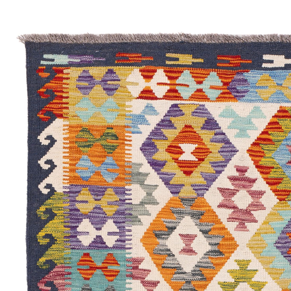 Alfombra Kelim - Splash - 174 x 127 cm - multicolor