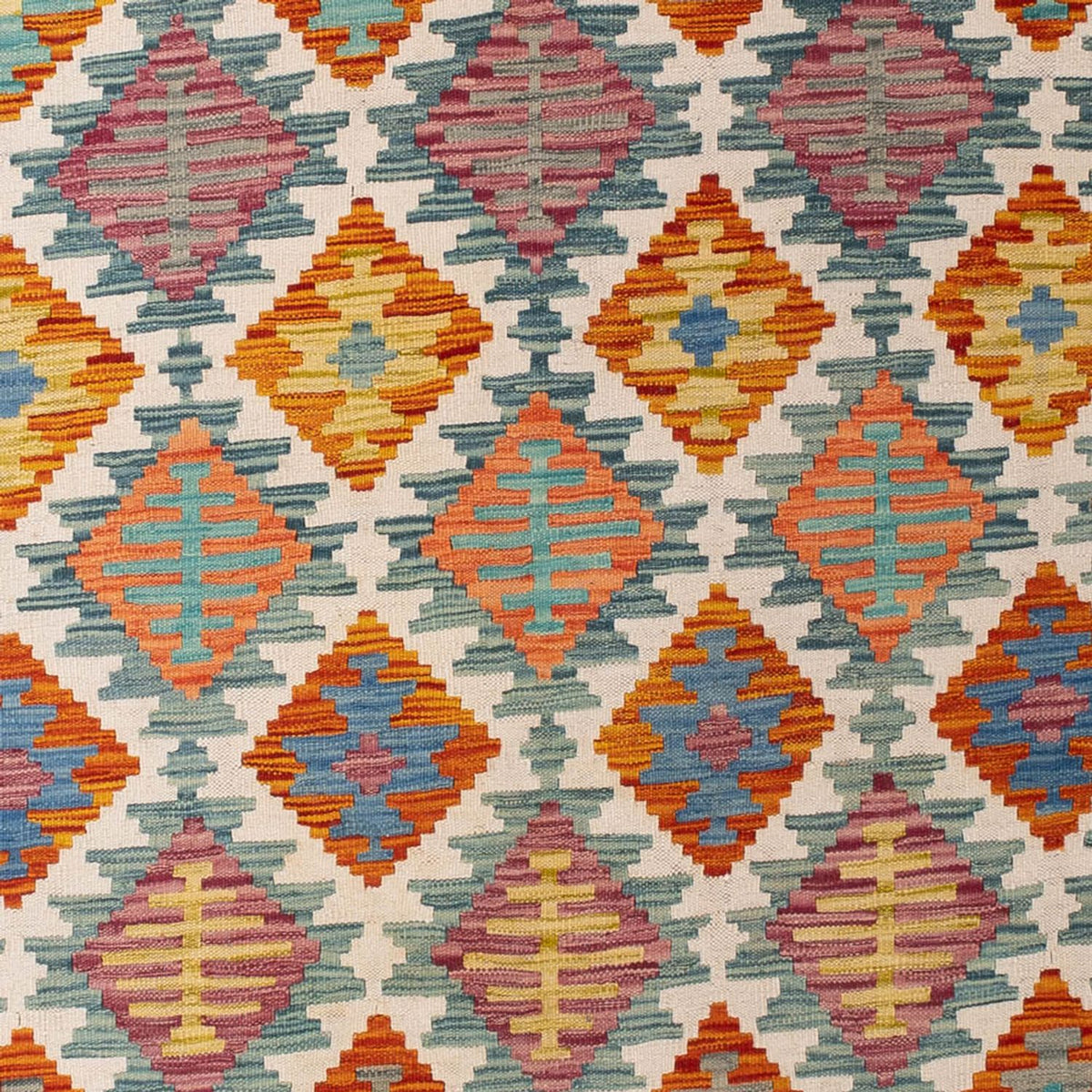 Alfombra Kelim - Splash - 298 x 198 cm - multicolor