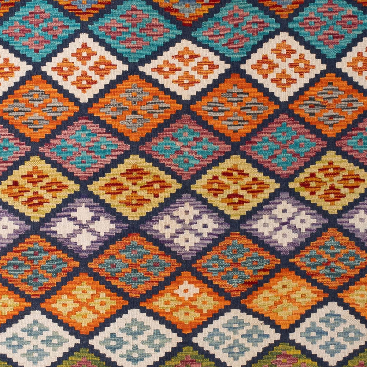 Alfombra Kelim - Splash - 290 x 199 cm - multicolor