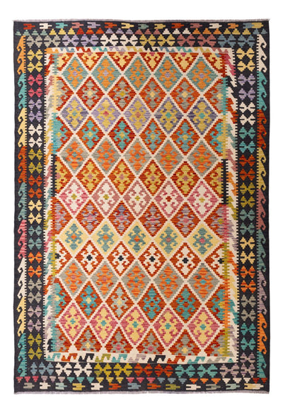 Kilim Maimana Alfombra 204x295cm - Alfombra de lana