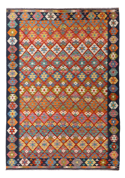 Kilim Maimana Alfombra 210x293cm - Alfombra de lana