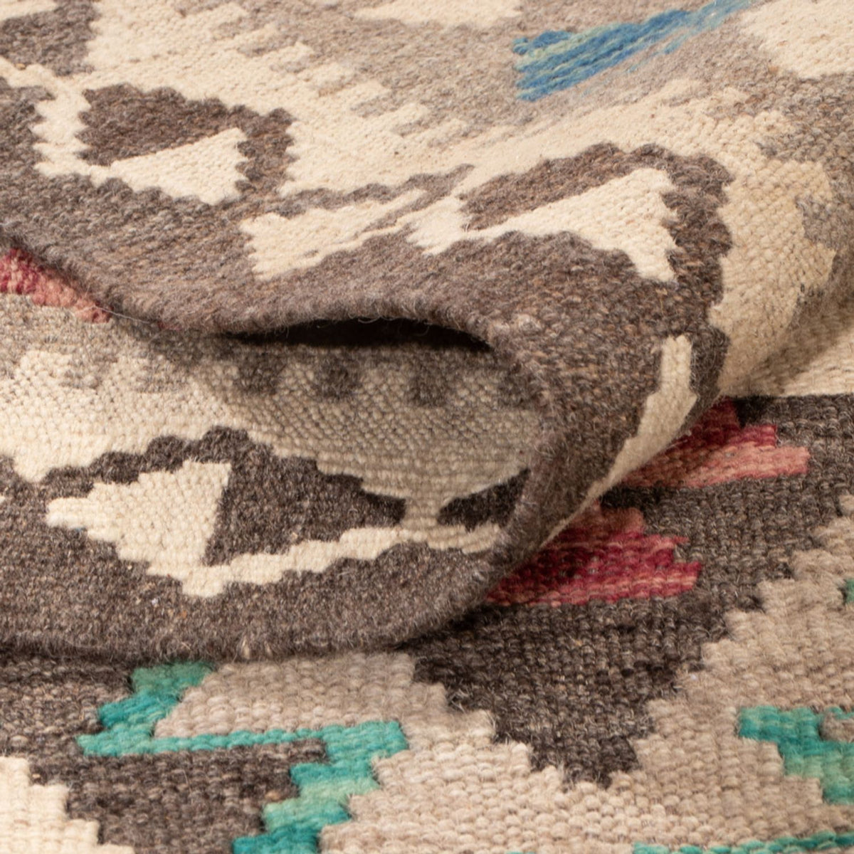 Alfombra Kelim - Splash - 300 x 197 cm - multicolor