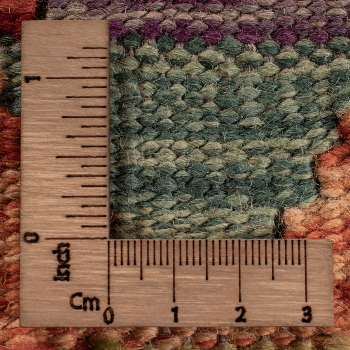 Alfombra Kelim - Splash - 295 x 207 cm - multicolor