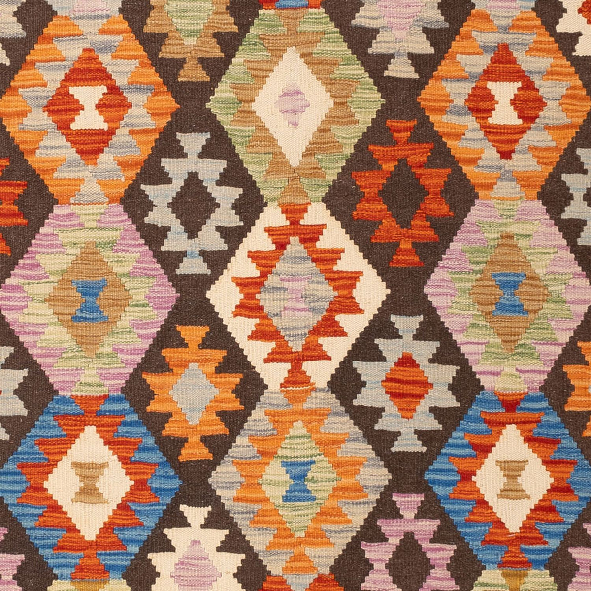 Alfombra Kelim - Splash - 290 x 204 cm - multicolor