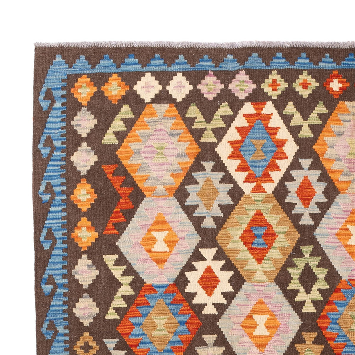 Alfombra Kelim - Splash - 290 x 204 cm - multicolor