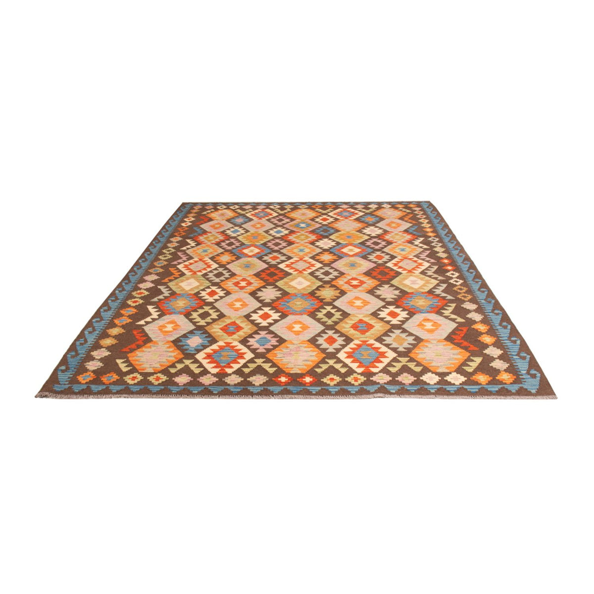 Alfombra Kelim - Splash - 290 x 204 cm - multicolor