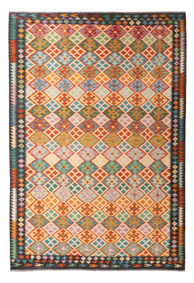 Kilim Maimana Alfombra 201x306cm - Alfombra de lana