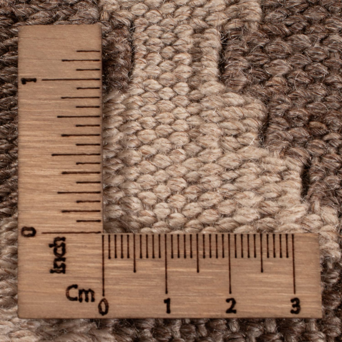 Alfombra Kelim - Splash - 287 x 202 cm - gris claro