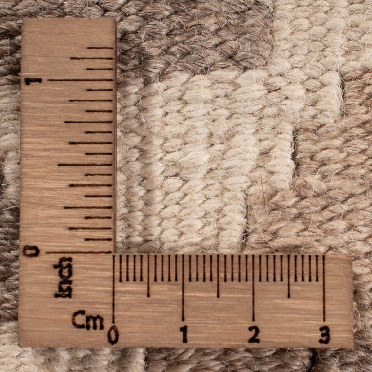 Alfombra Kelim - Splash - 281 x 200 cm - gris claro