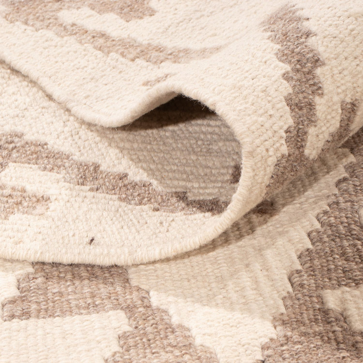 Alfombra Kelim - Splash - 300 x 200 cm - gris claro