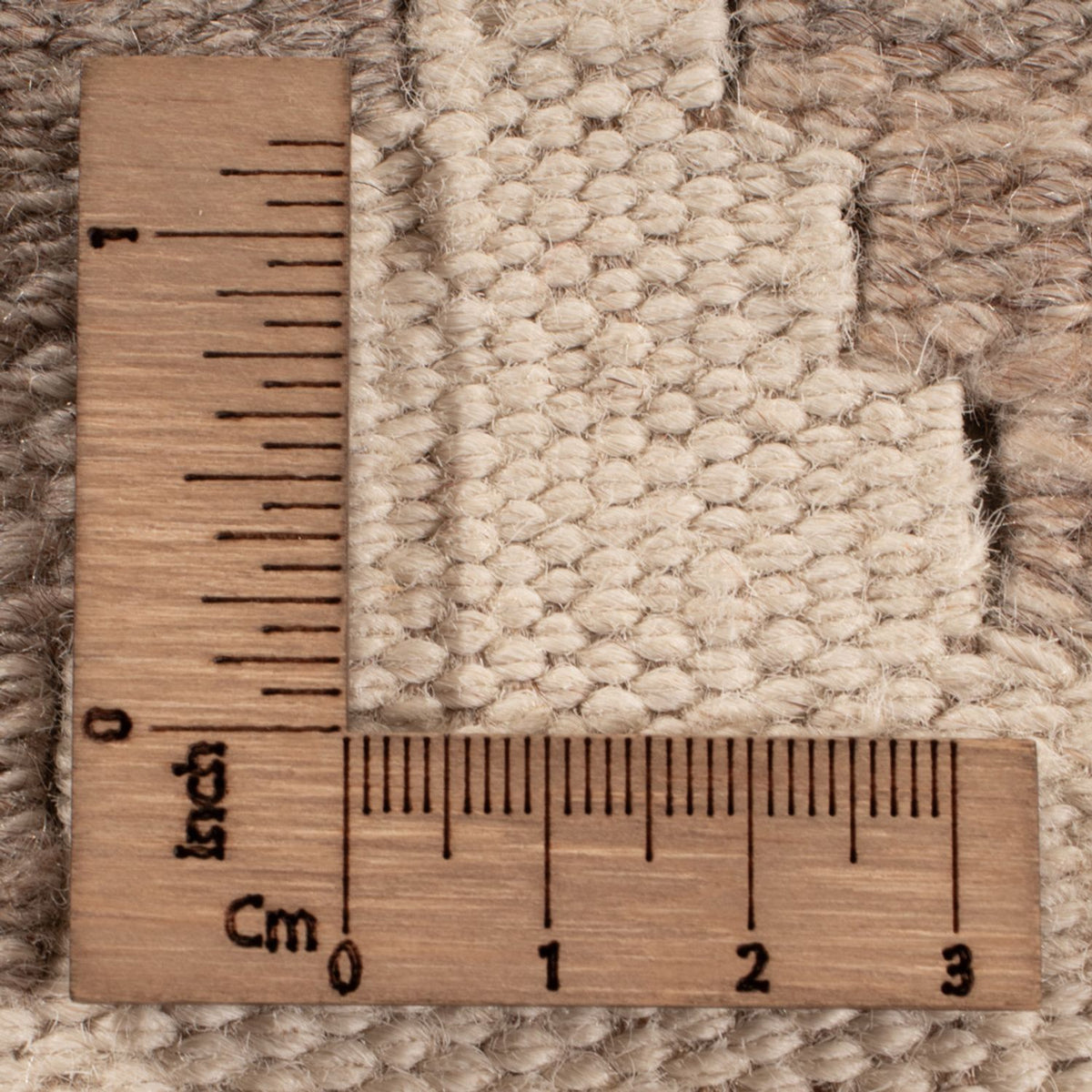 Alfombra Kelim - Splash - 294 x 208 cm - gris