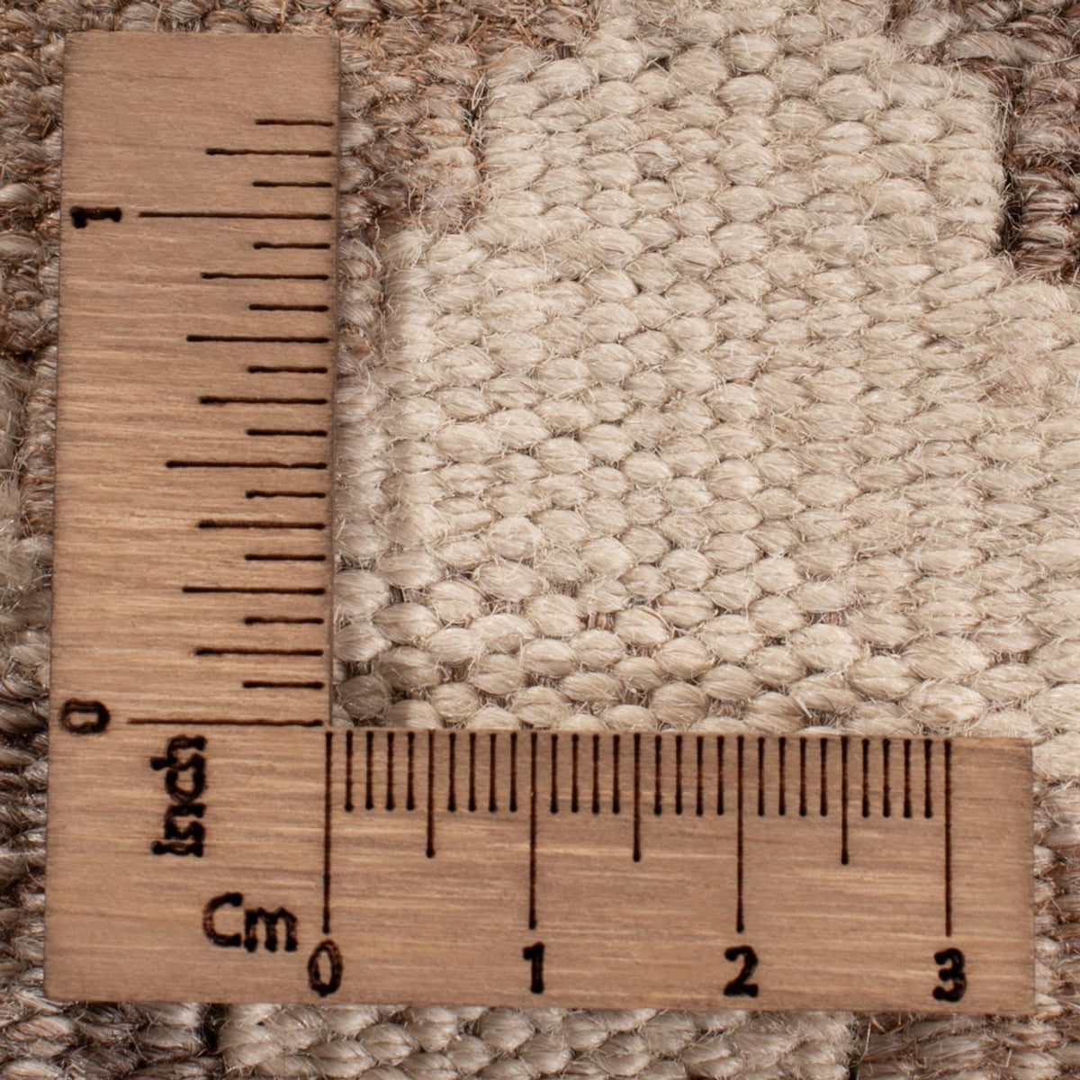 Alfombra Kelim - Splash - 290 x 199 cm - gris