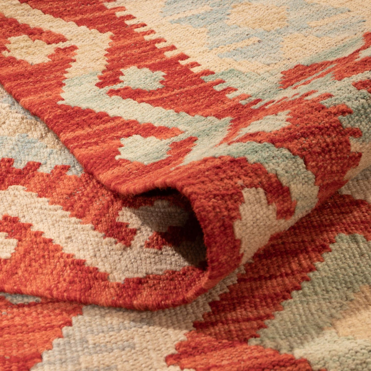 Alfombra Kelim - Splash - 294 x 209 cm - multicolor