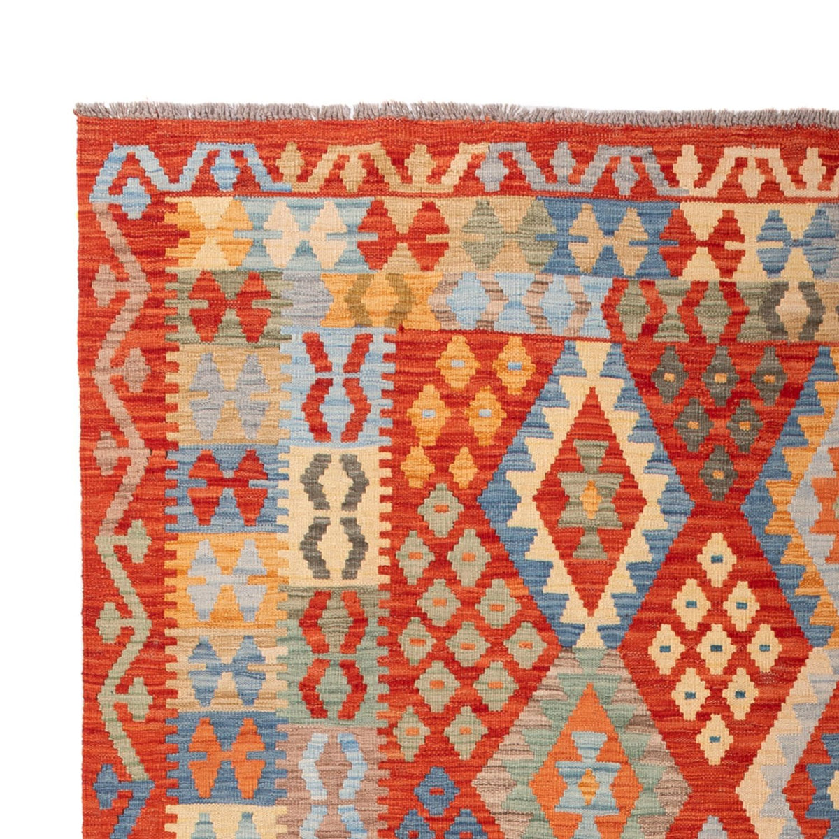 Alfombra Kelim - Splash - 304 x 202 cm - multicolor