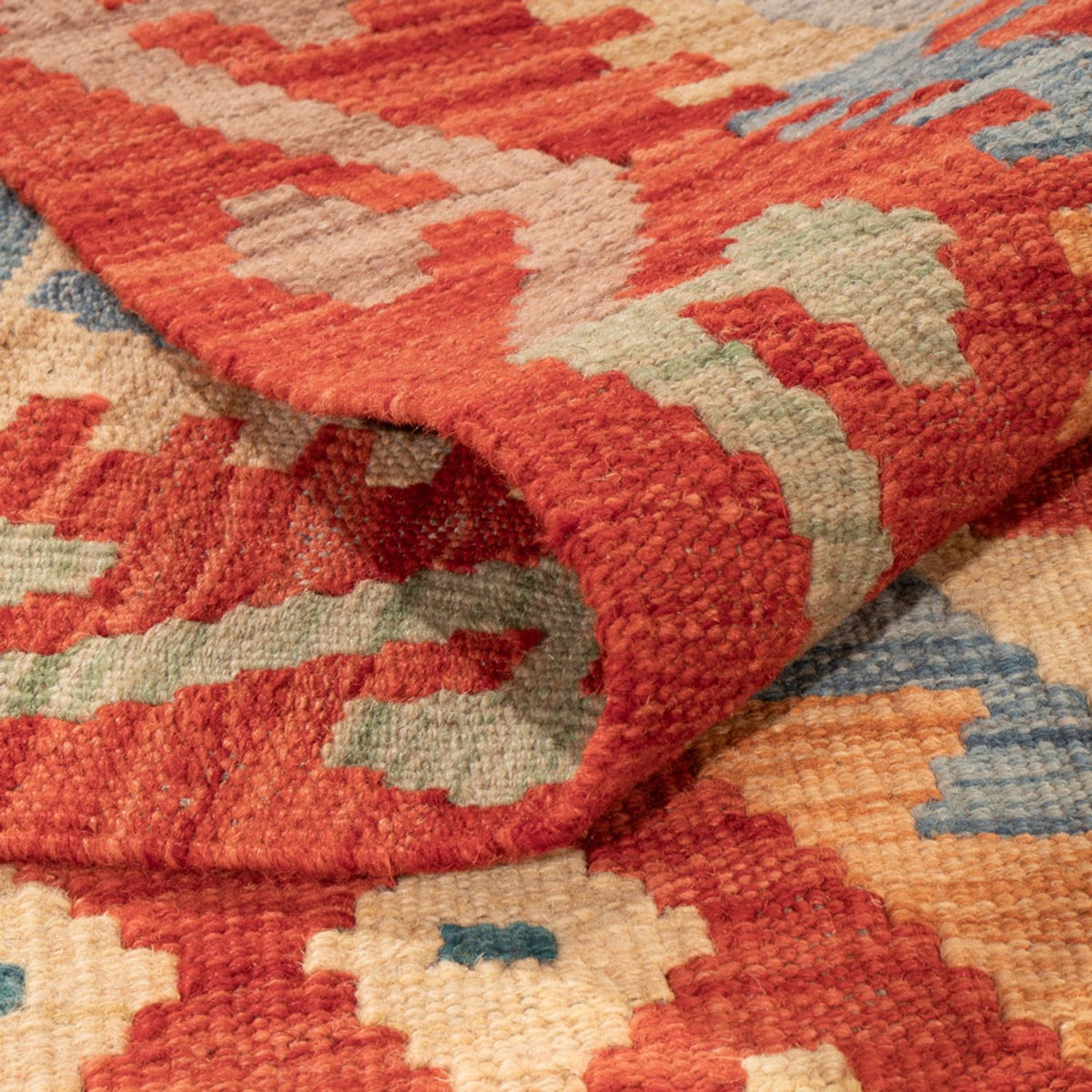 Alfombra Kelim - Splash - 304 x 202 cm - multicolor