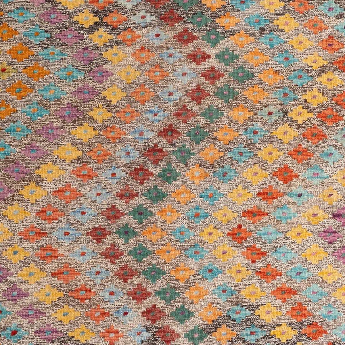 Alfombra Kelim - Splash - 298 x 206 cm - multicolor