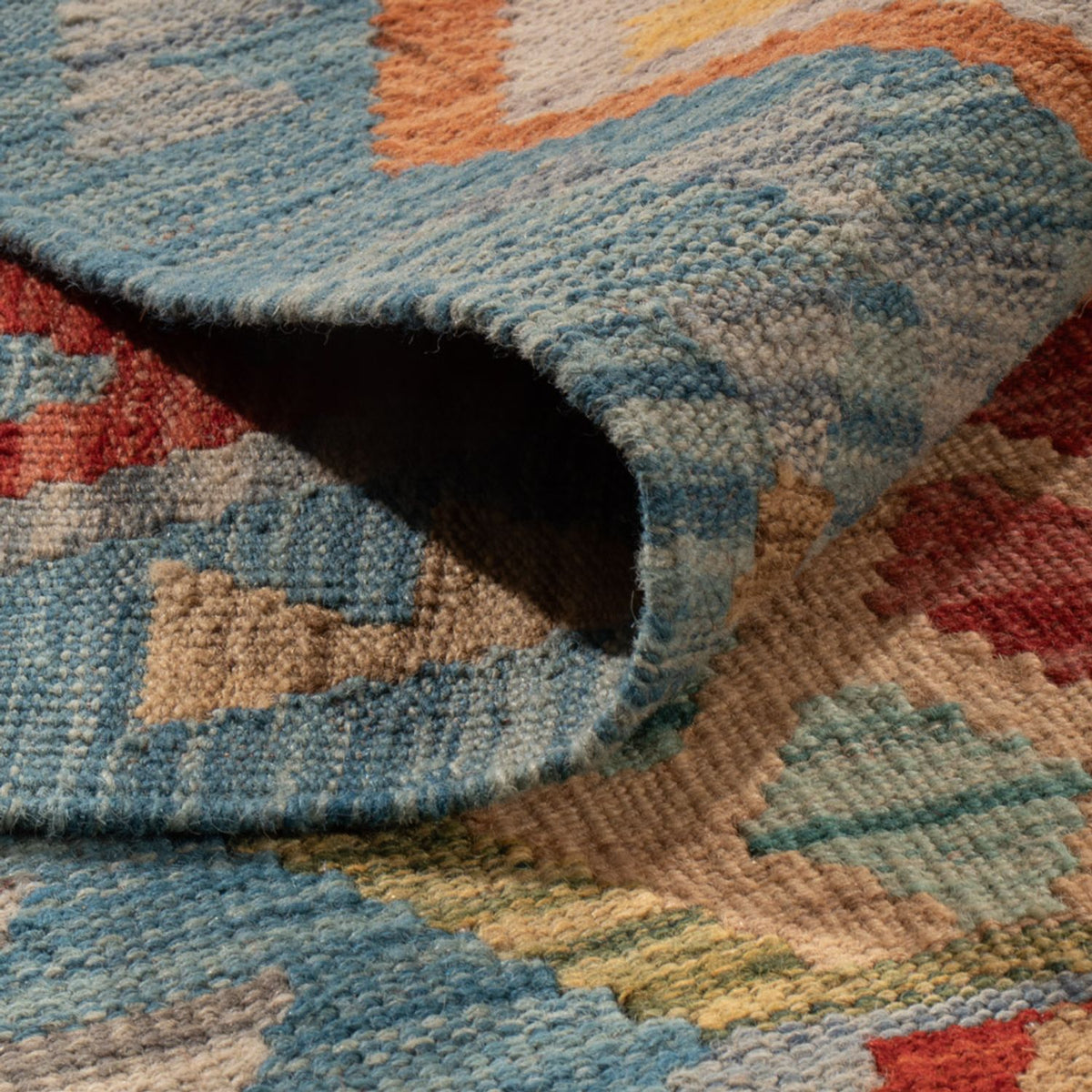 Alfombra Kelim - Splash - 310 x 207 cm - multicolor