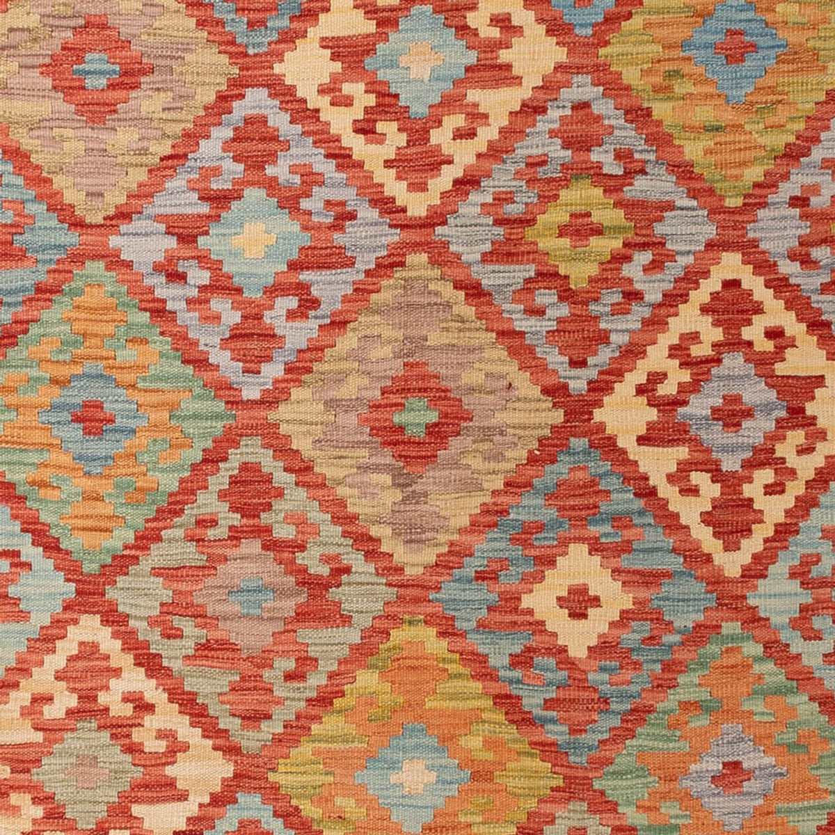 Alfombra Kelim - Splash - 300 x 202 cm - multicolor