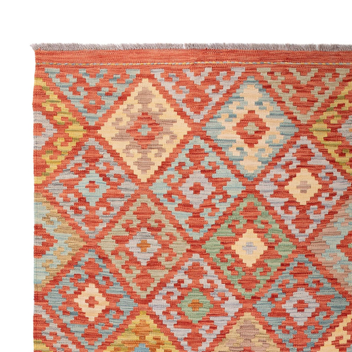 Alfombra Kelim - Splash - 300 x 202 cm - multicolor