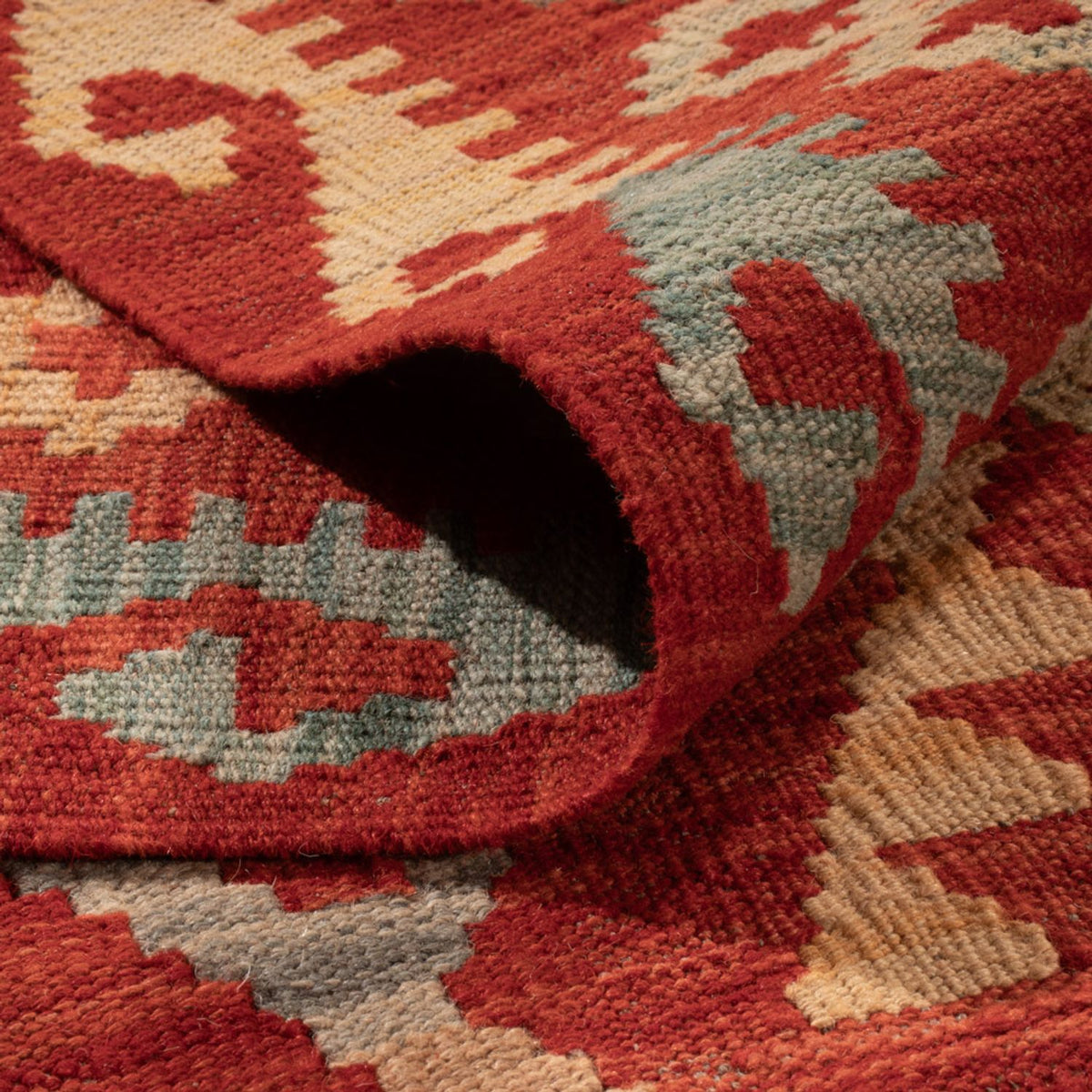 Alfombra Kelim - Splash - 309 x 197 cm - multicolor