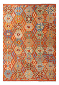 Alfombra Kelim - Splash - 301 x 206 cm - multicolor