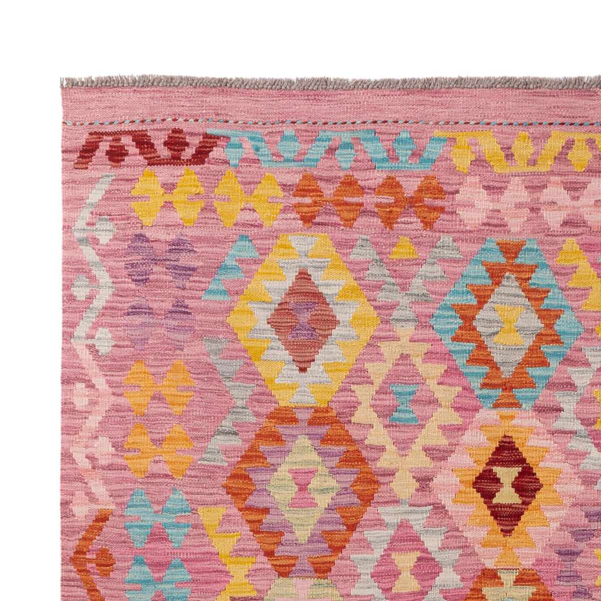 Alfombra Kelim - Splash - 300 x 200 cm - multicolor