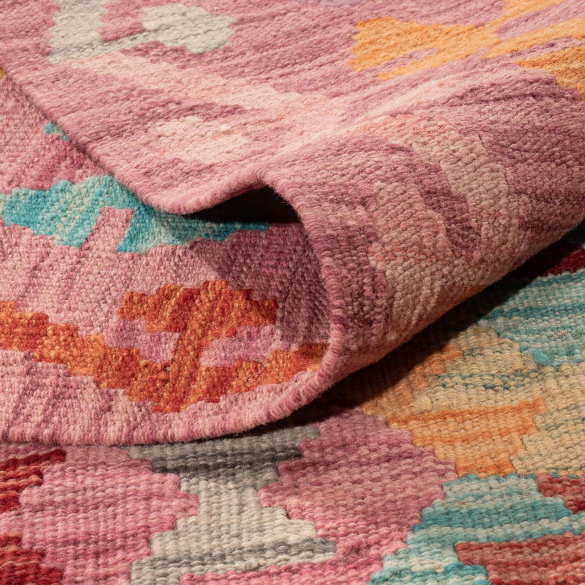 Alfombra Kelim - Splash - 300 x 200 cm - multicolor